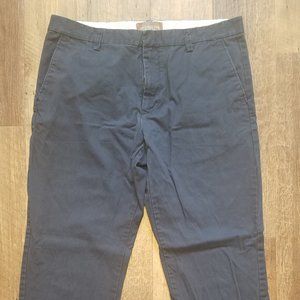 Old Navy Classic Khaki Slim Fit Navy Pants 36x34